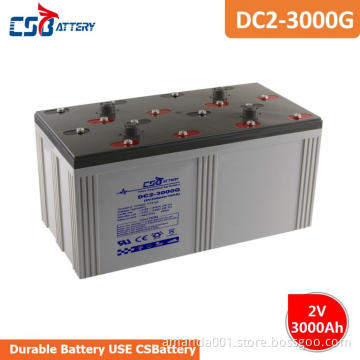 CSBattery 2V 3000Ah rechargeable GEL Battery for Motorcycle/Truck/bicycle/Electric-Bicycle/solar/wind-system